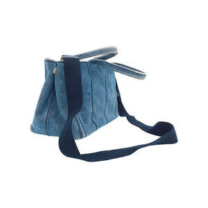 Prada Canapa Handbag Denim Bag